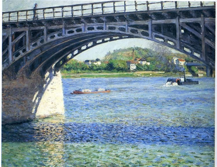 The bridge over the Seine in Argenteuil