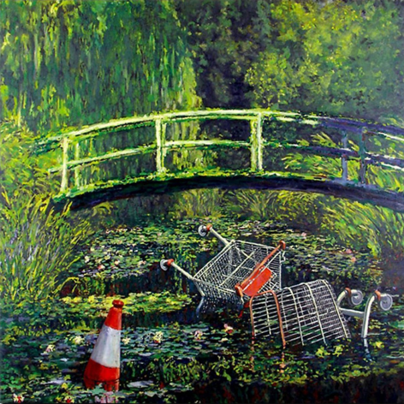 Banksy. Show me Monet