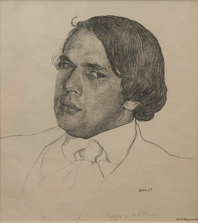 Lev (Leon) Bakst. A portrait of the writer Alexei Tolstoy