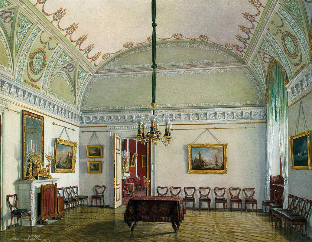 Edward Petrovich Hau. Types of rooms of the Winter Palace