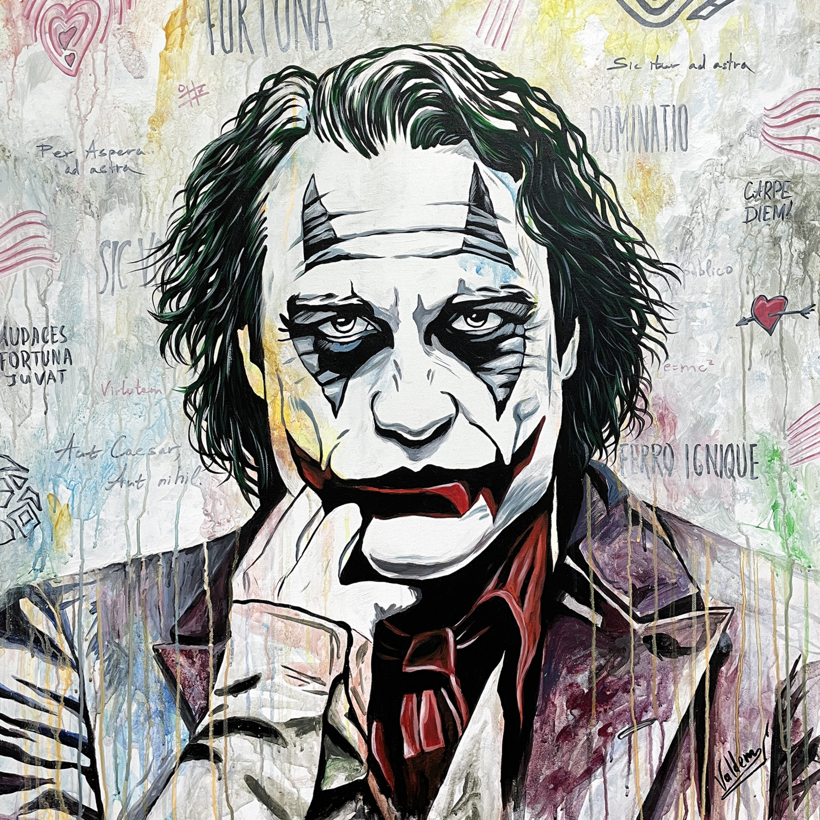 The Joker, 2024, 80×80 cm by Ryan Hlabic: History, Analysis