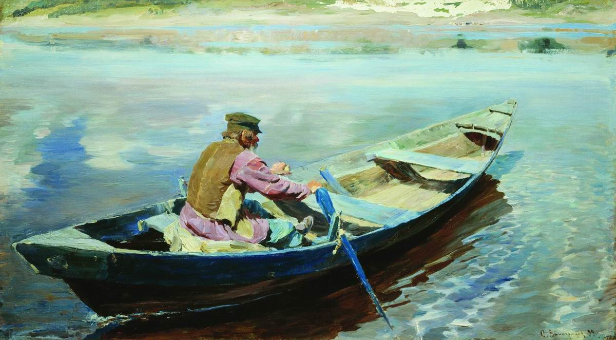Sergey Arsenievich Vinogradov. On the river