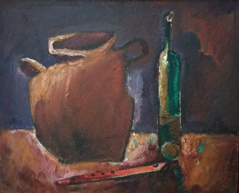 Unknown artist. Still life with a pipe