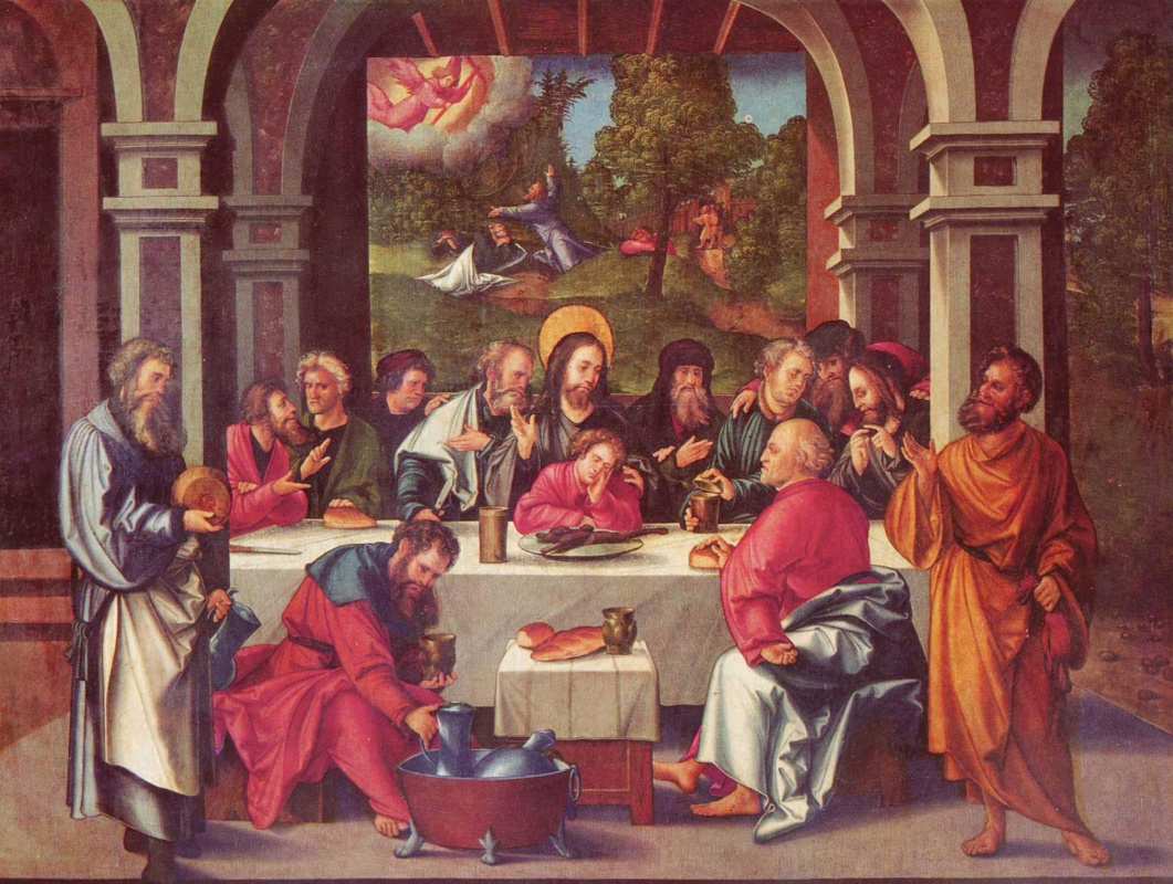 Hans Scheufelain. The last supper