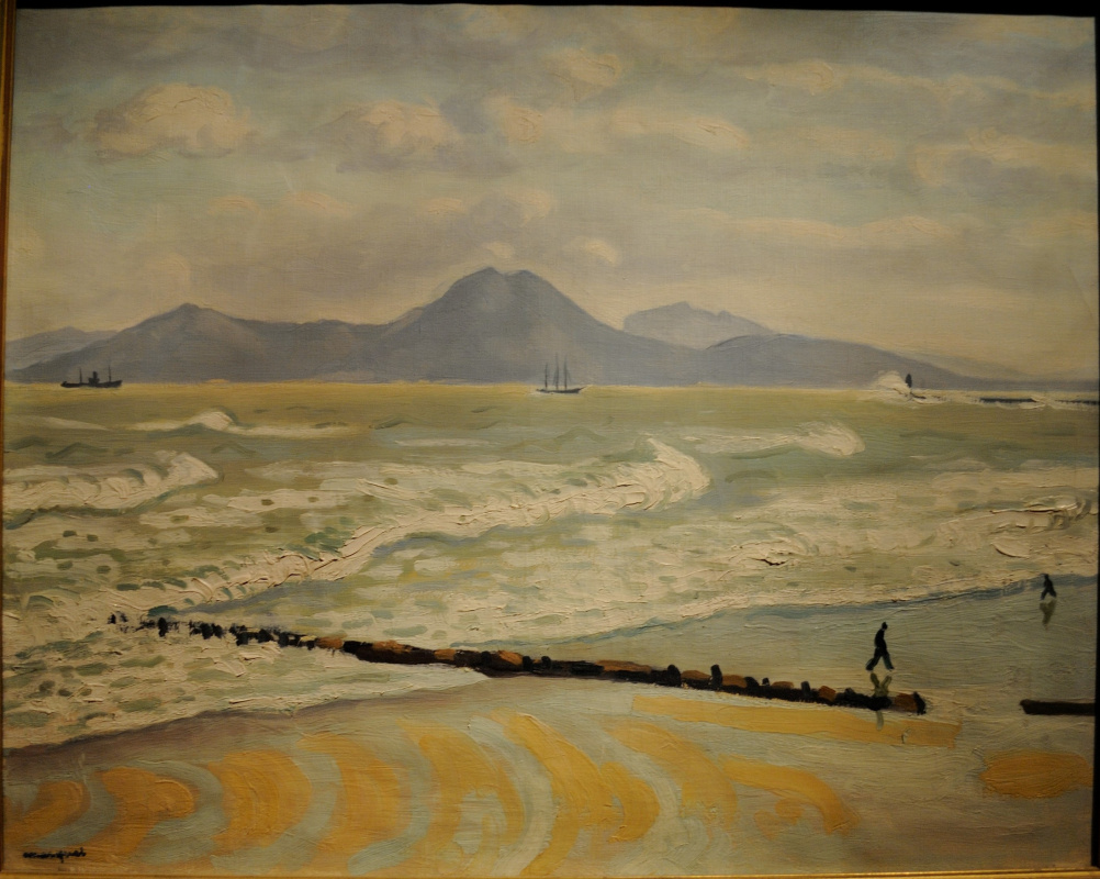 Albert Marquet. Storm in La Goulette (La Goulette. Beach and mountains).