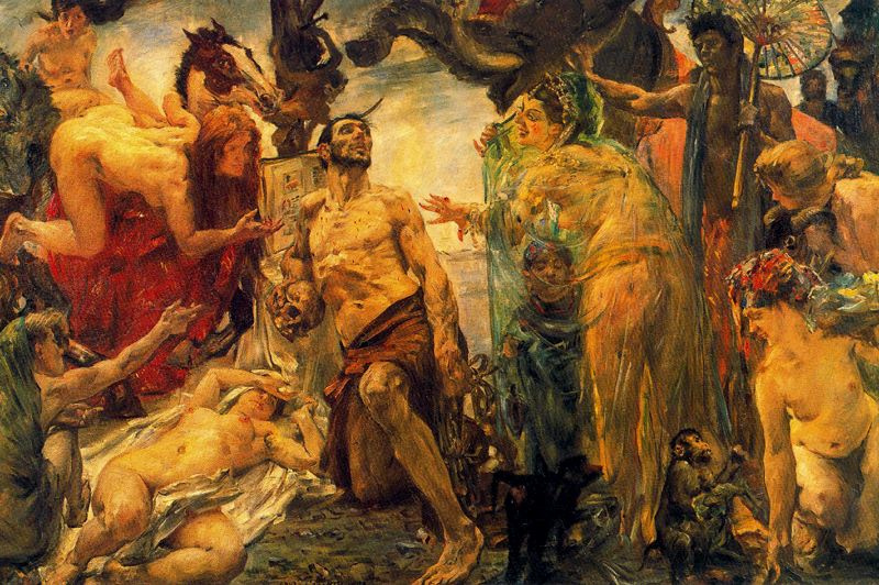 Lovis Corinth. The Temptation Of St. Anthony