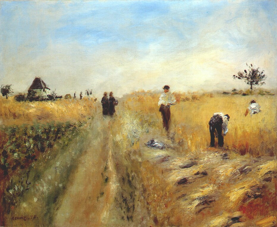 Pierre-Auguste Renoir. The reapers