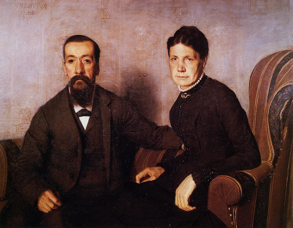 Felix Vallotton. The parents of the artist