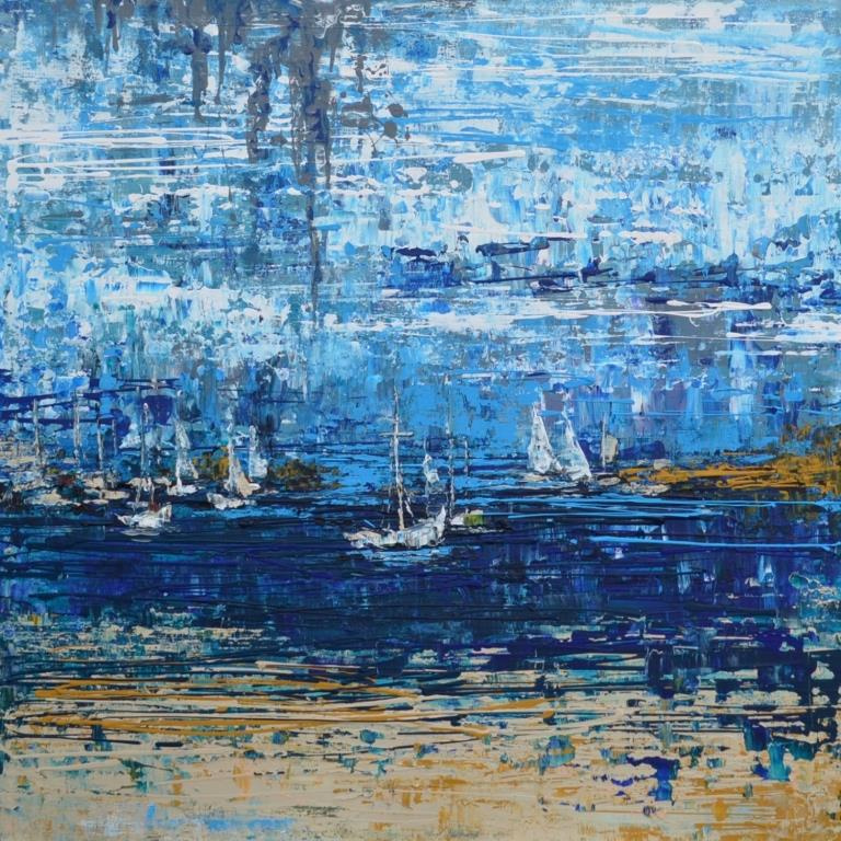 Tanya Vasilenko. "Riviera", acrylic on canvas. Riviera. Acrylic on canvas.