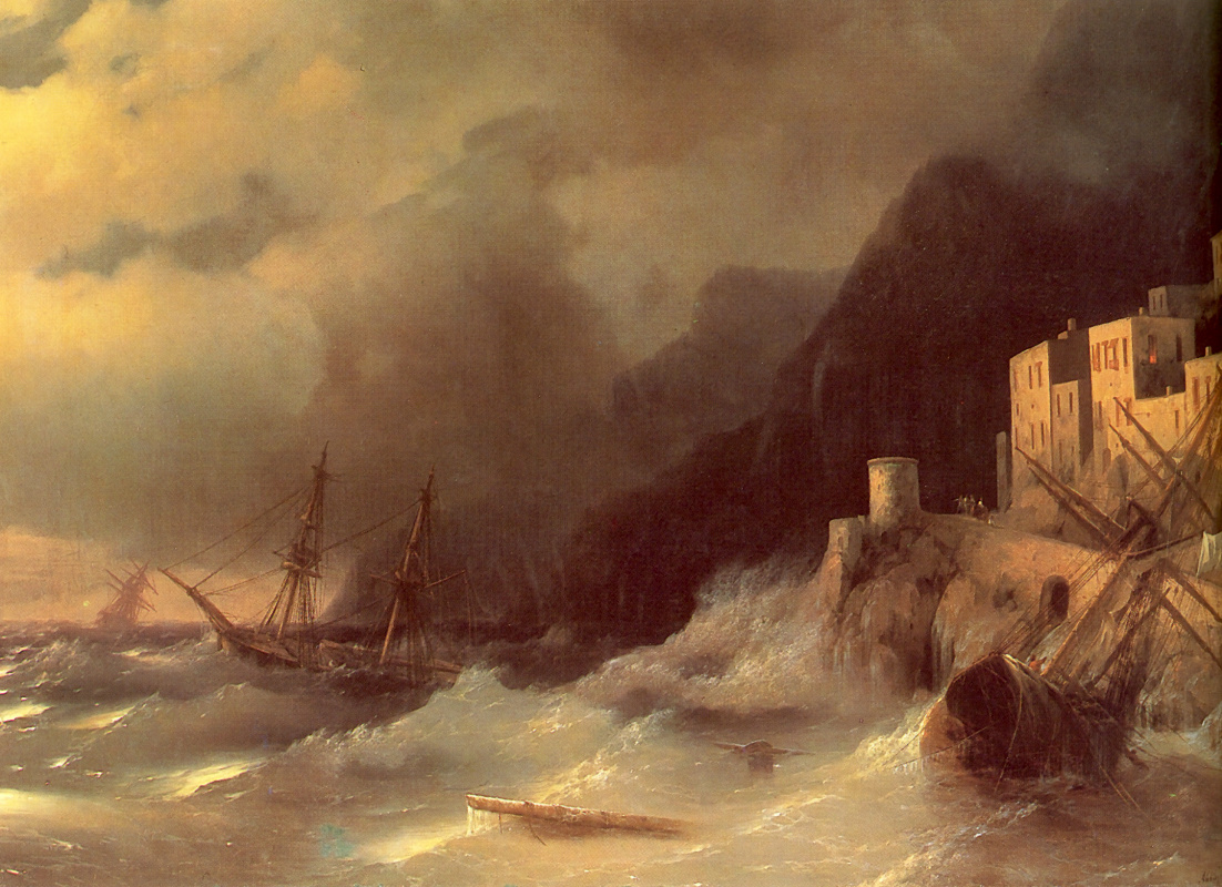 Ivan Aivazovsky. Storm