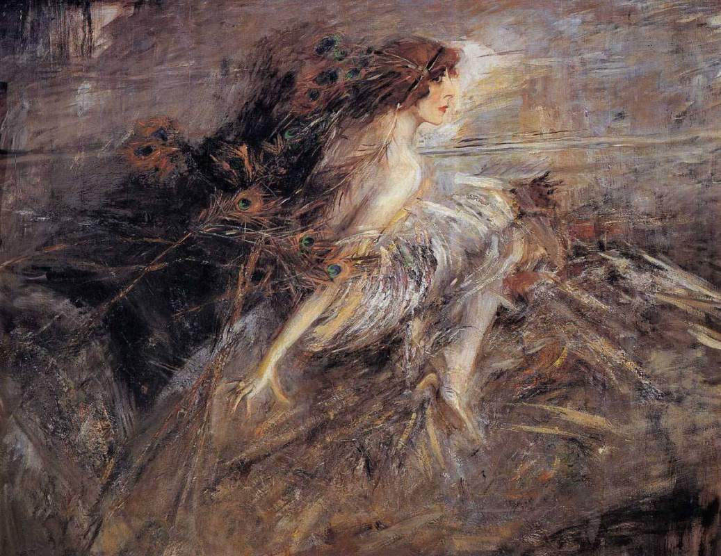 Giovanni Boldini. Portrait of the Marquise of Louise Kazati