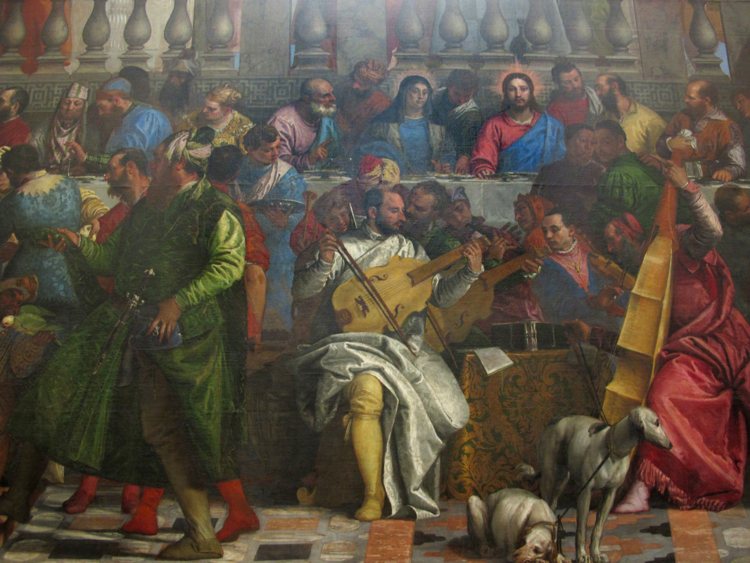 Wedding in Cana of Galilee. Fragment (Titian and Tintoretto)