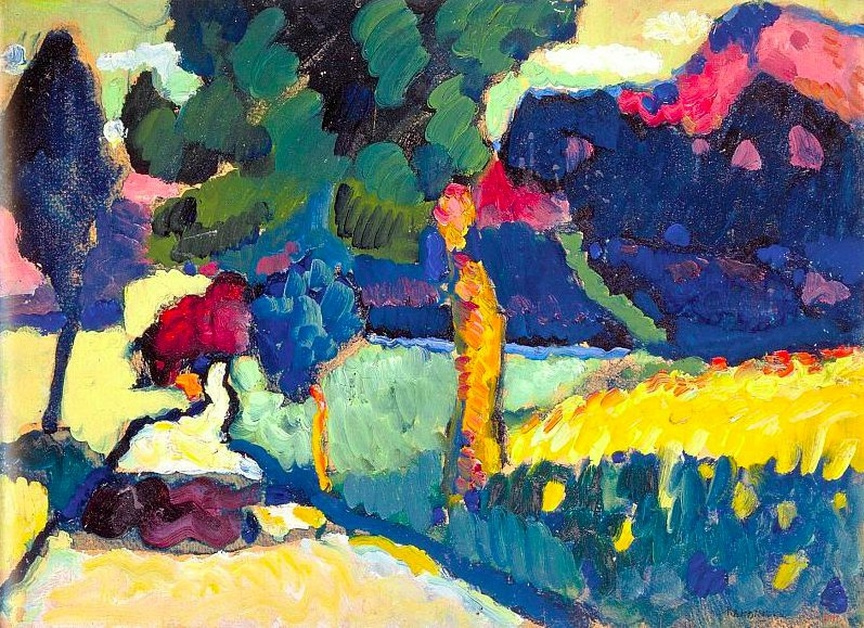 Wassily Kandinsky. Murnau. Summer Landscape