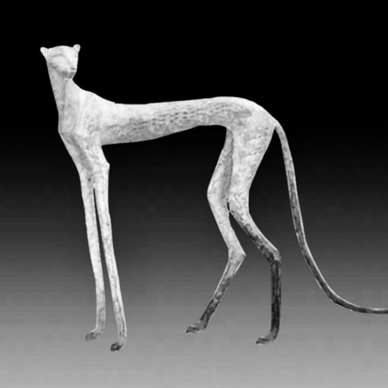 Mica Er. Sculpture "Leopard"