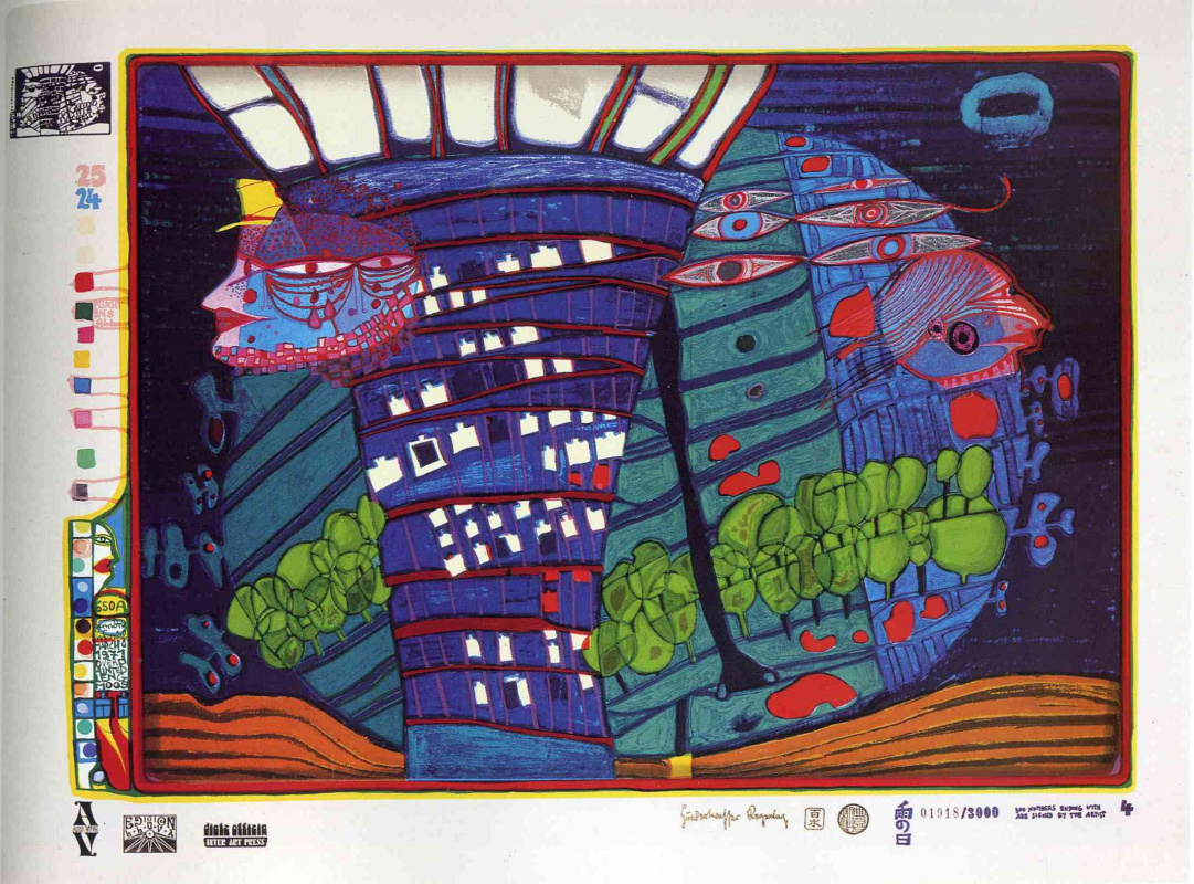 Friedensreich Hundertwasser. Exodus into space