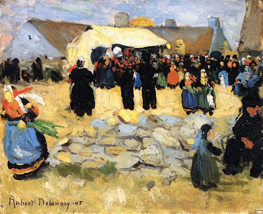 Robert Delaunay. Breton Market