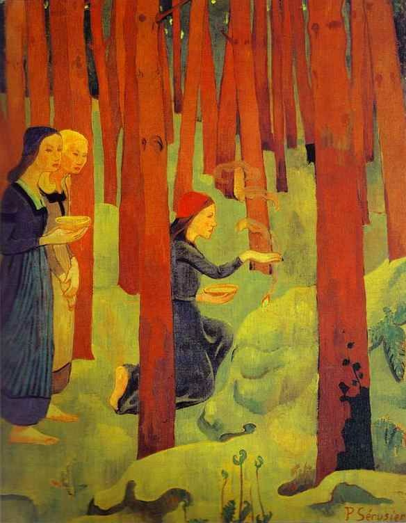 Paul Sérusier. Witchcraft (the Sacred forest)