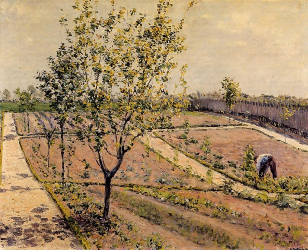 Gustave Caillebotte. The garden in Petit Jeweler
