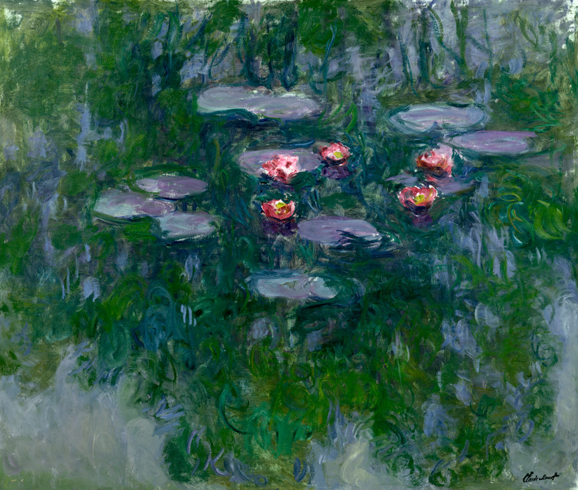 Claude Monet 睡莲, 1919：作品描述| Arthive