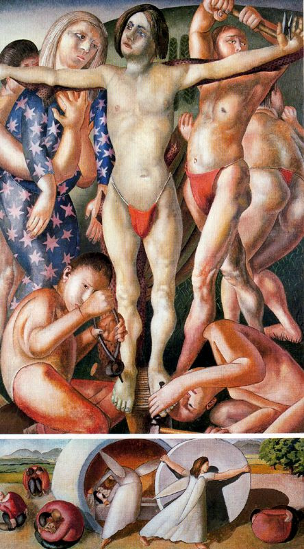 Stanley Spencer. The Crucifixion