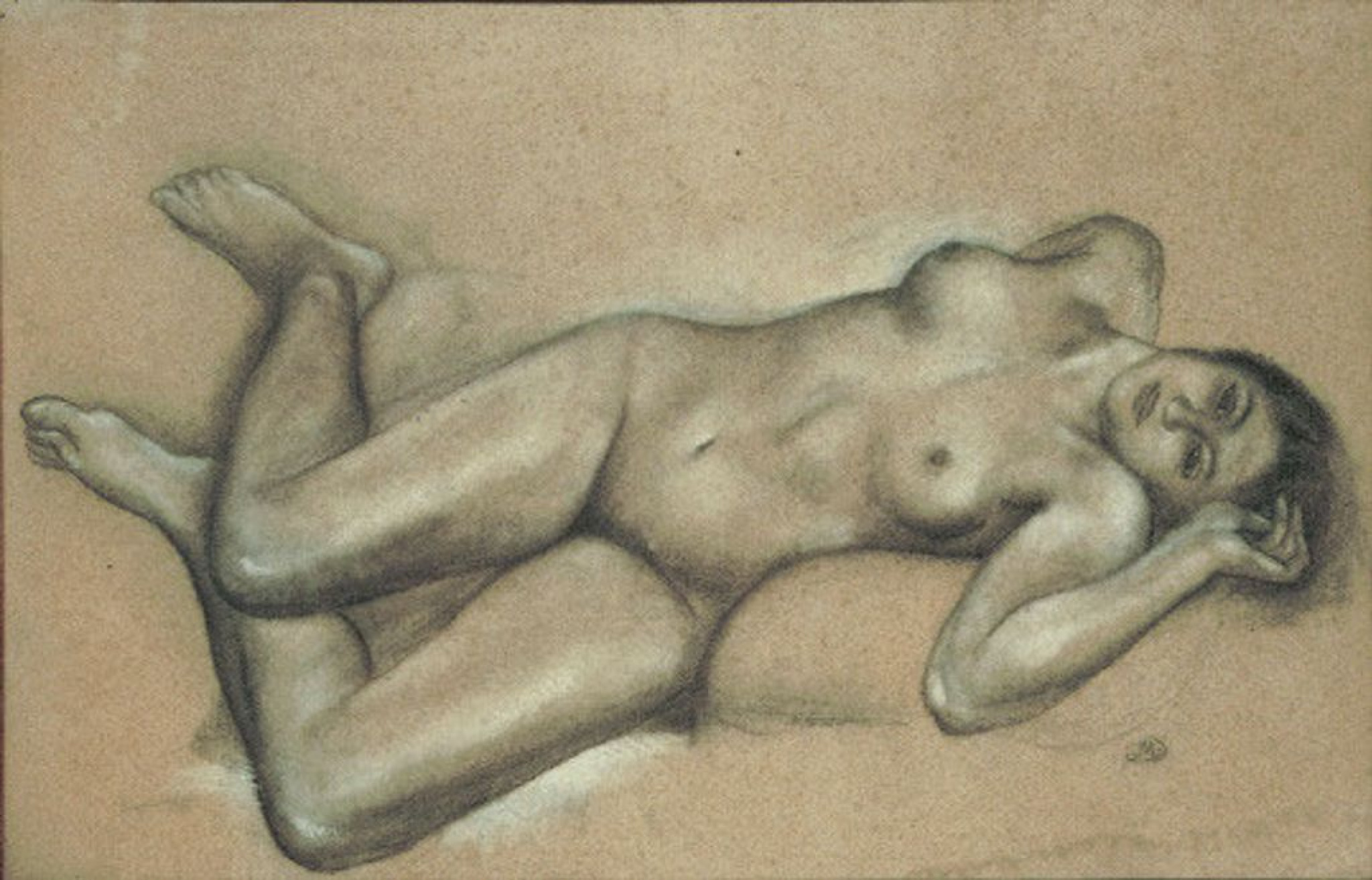 Aristide Mayol Desnuda Dina Verni. Boceto para la escultura 