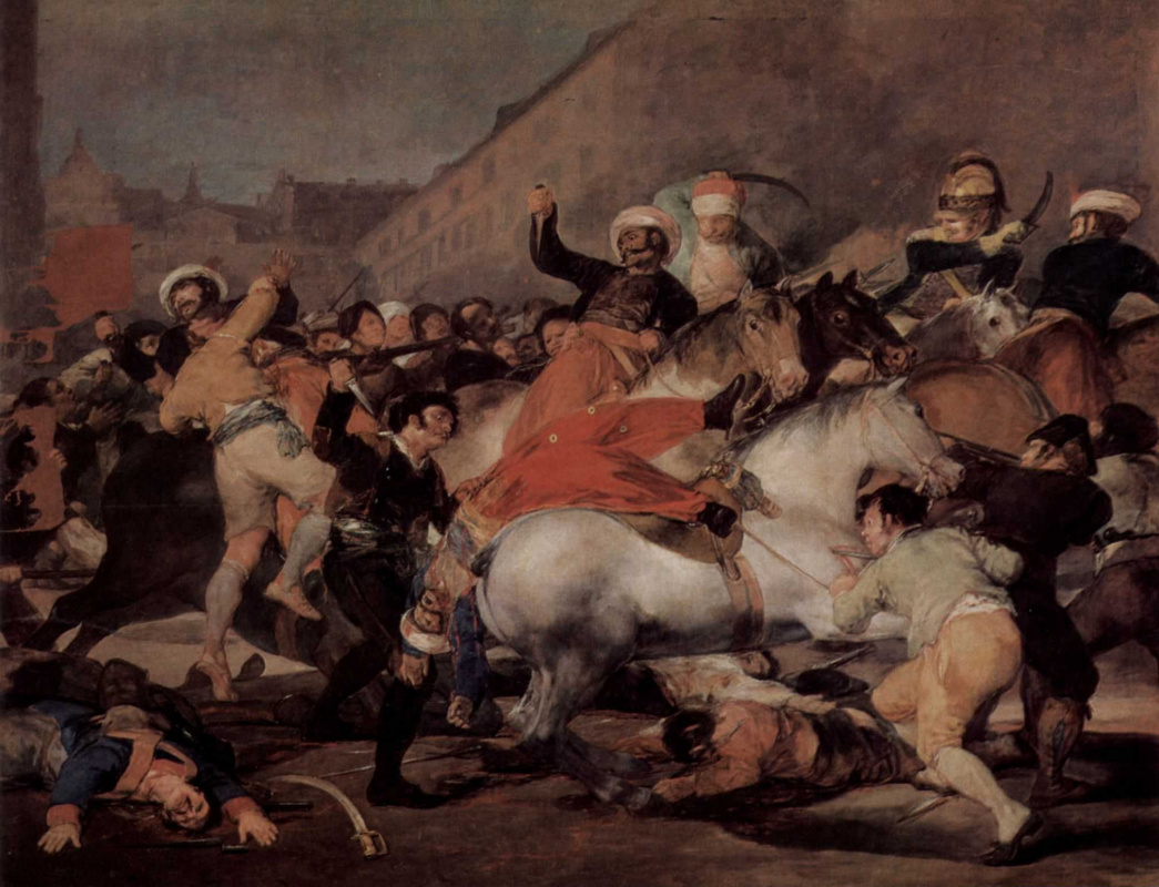 Francisco Goya. Skirmish with the Mamelukes on 2 may 1808 in Madrid