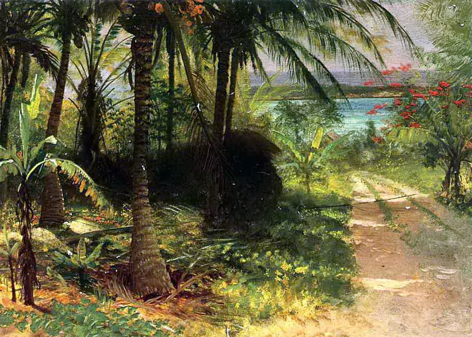 Albert Birštadt. Tropical landscape
