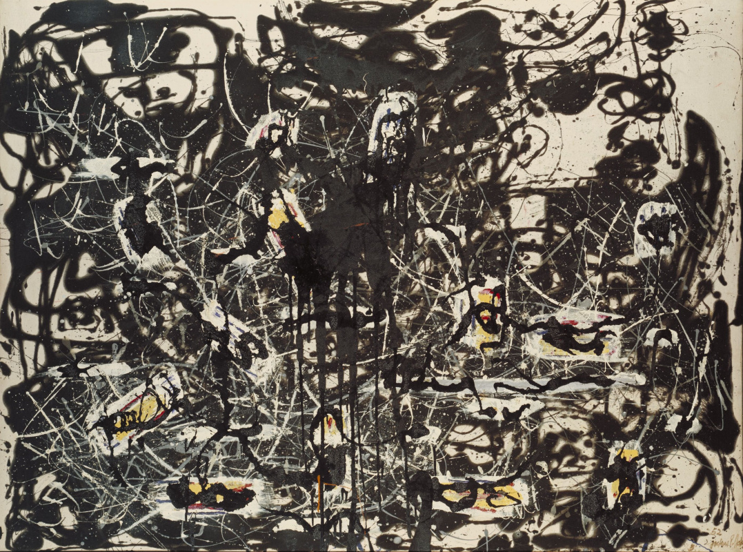 Jackson Pollock. Yellow island