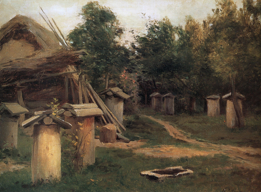 Isaac Levitan. The apiary