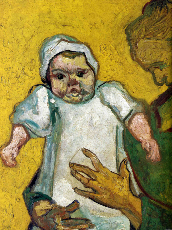 Винсент Ван Гог. Августина Рулен со своим молочным сыном