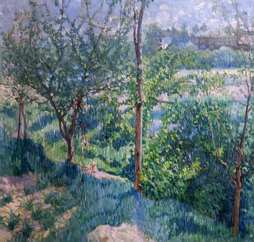 Mikhail Larionov. Spring Garden (Spring Landscape)