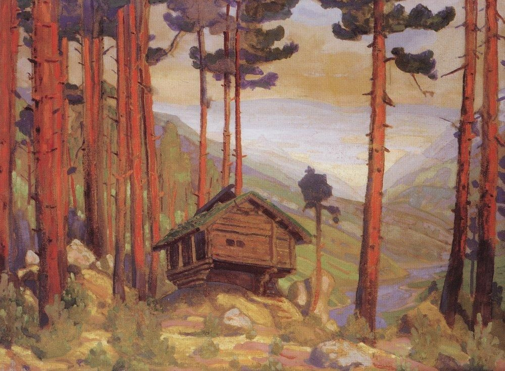 Nicholas Roerich. Canzone Solveig. Schizzo per lo spettacolo "Peer Gynt" di G.Ibsen