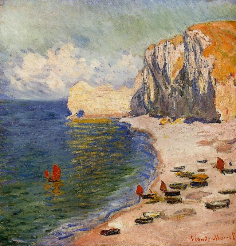 Claude Monet. Küste und Falaise d'Amon