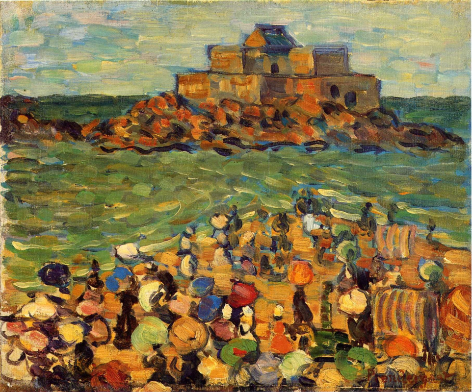 Maurice Braziel Prendergast. The Tomb Of Chateaubriand, St Malo