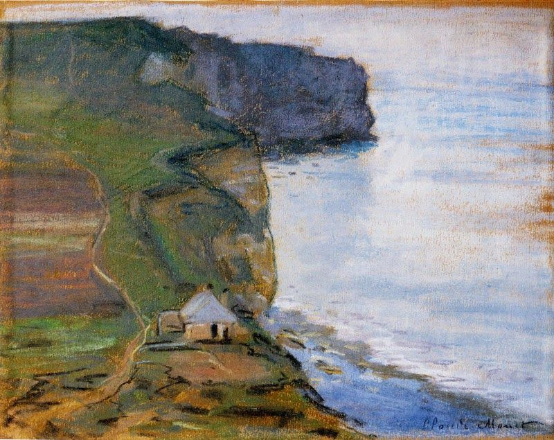 Claude Monet. Arch, cliff of d Aval