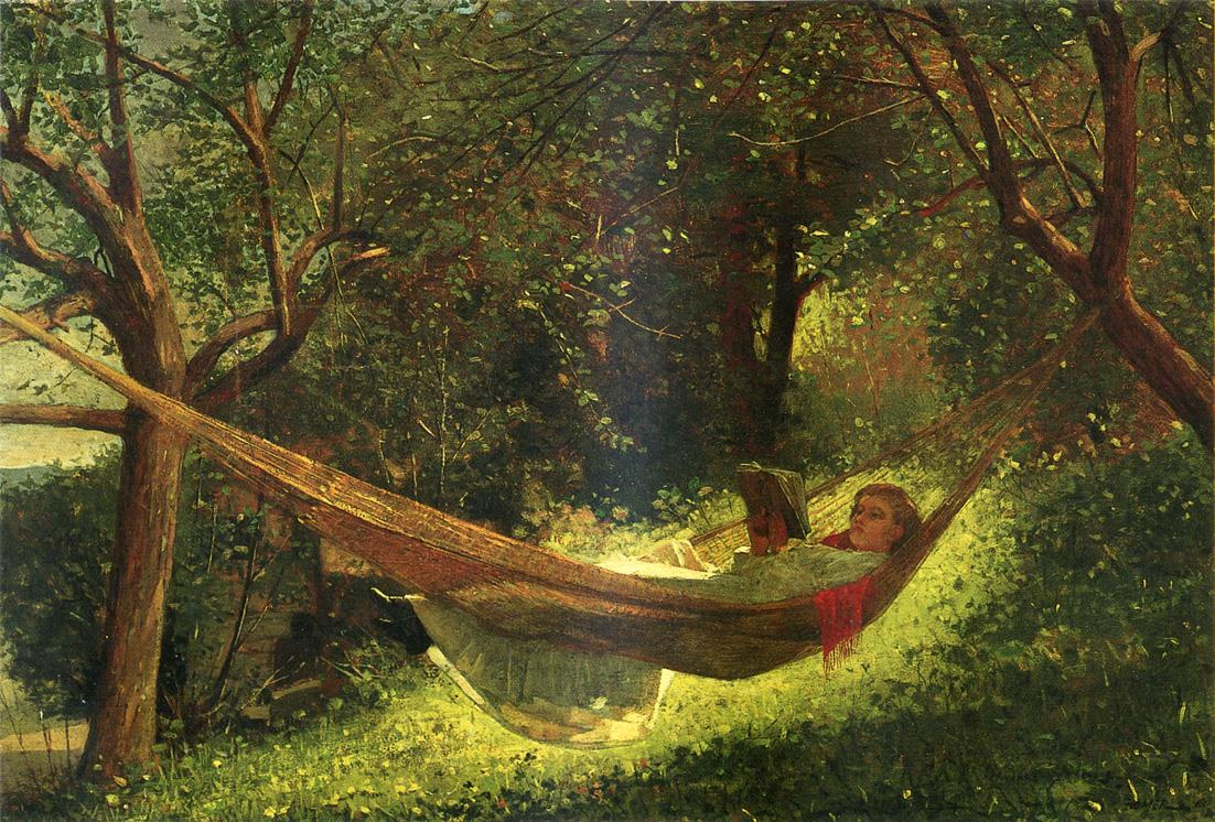 Winslow Homer. The girl in the hammock