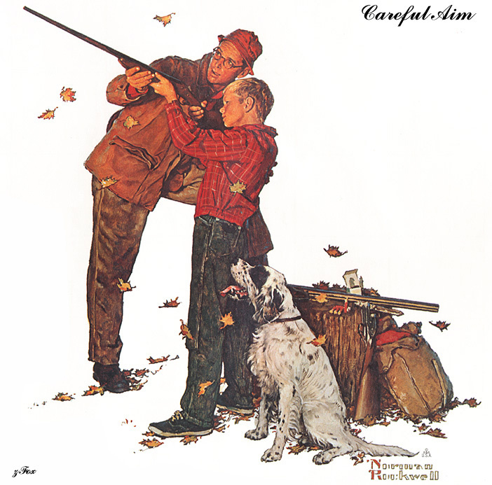 Norman Rockwell. The correct target