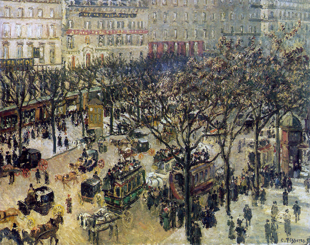 Camille Pissarro. Italian Boulevard