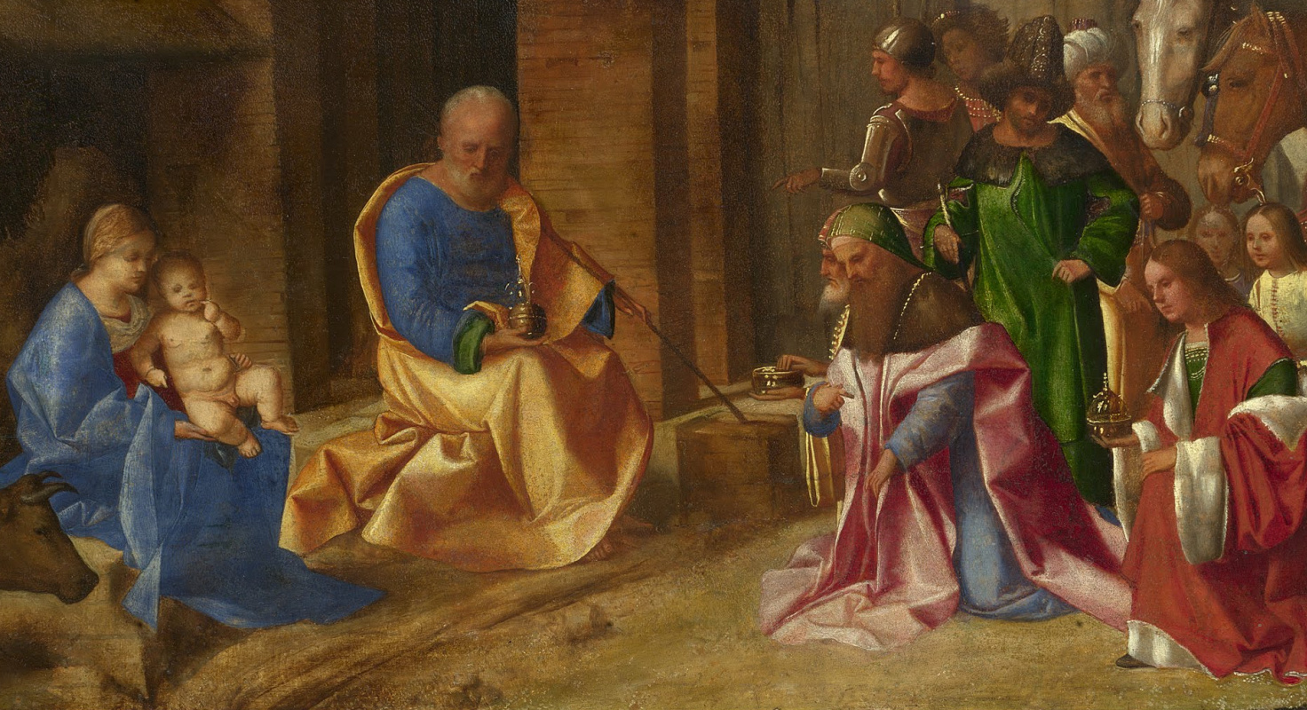 Giorgione. Adoration of the Magi. Fragment