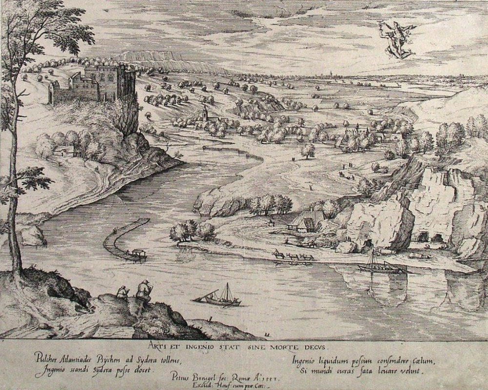 Landscape with abduction of psyche by mercury