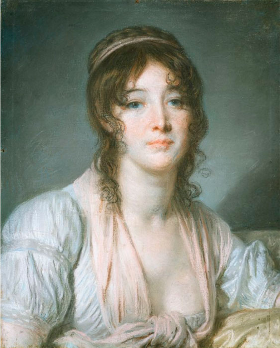 Jean-Baptiste Greuze. Portrait of Madame Baptiste