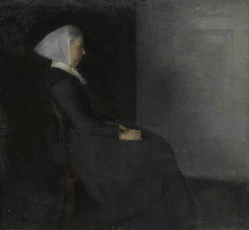 Vilhelm Hammershøi. Frederikke Amalia Hammerschey, nee Renzmann, the artist's mother