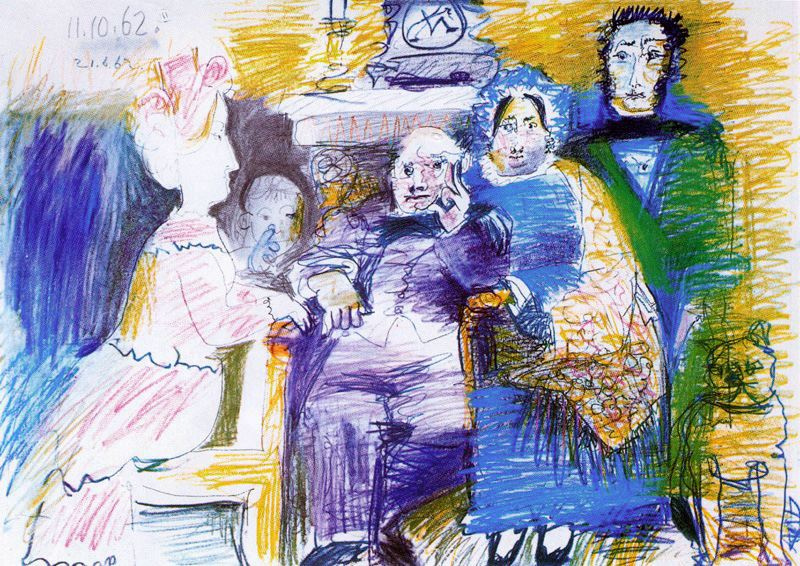 Пабло Пикассо. Семейный портрет
