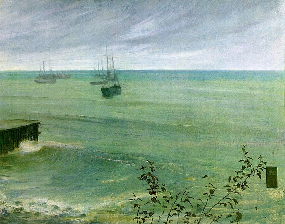 Symphony in grey and green: the Ocean