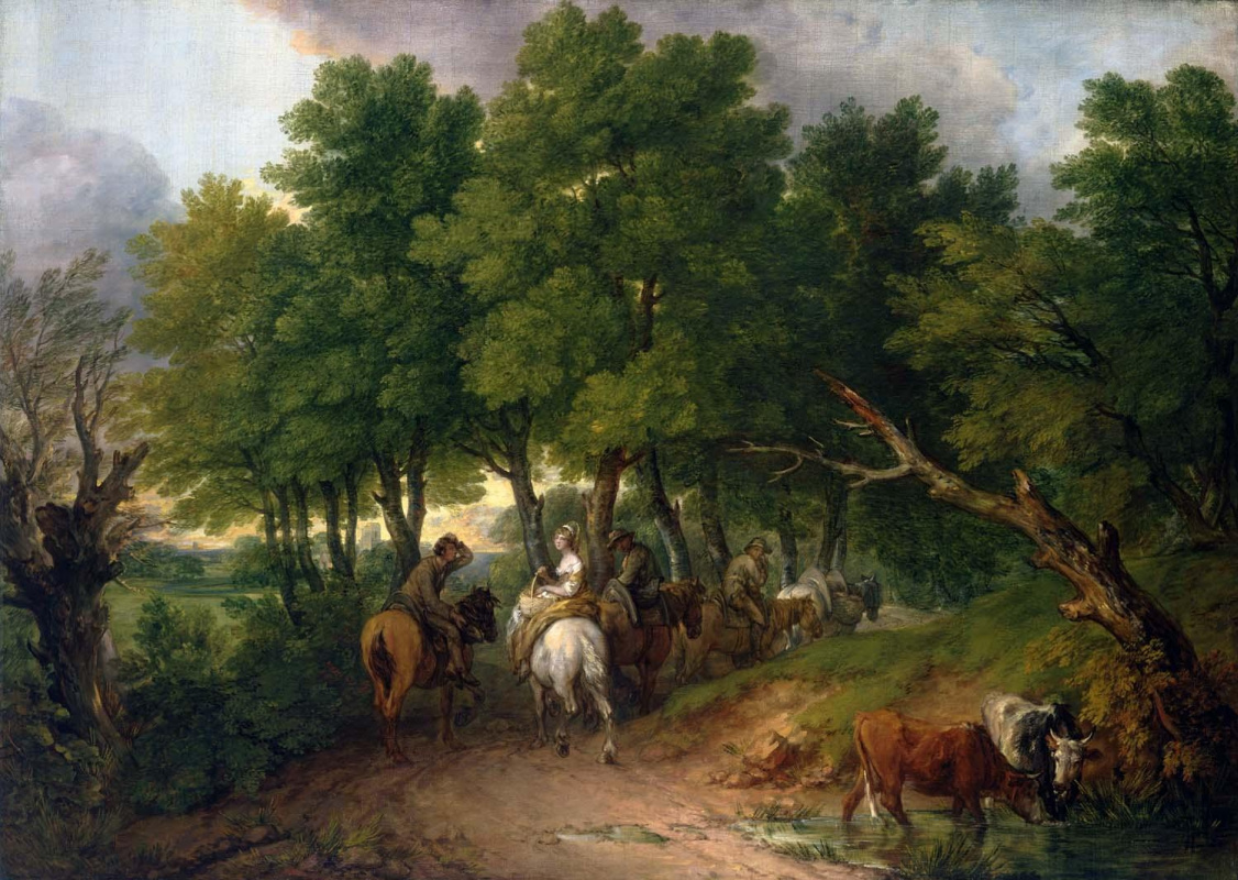 Thomas Gainsborough. Peasants return from the market