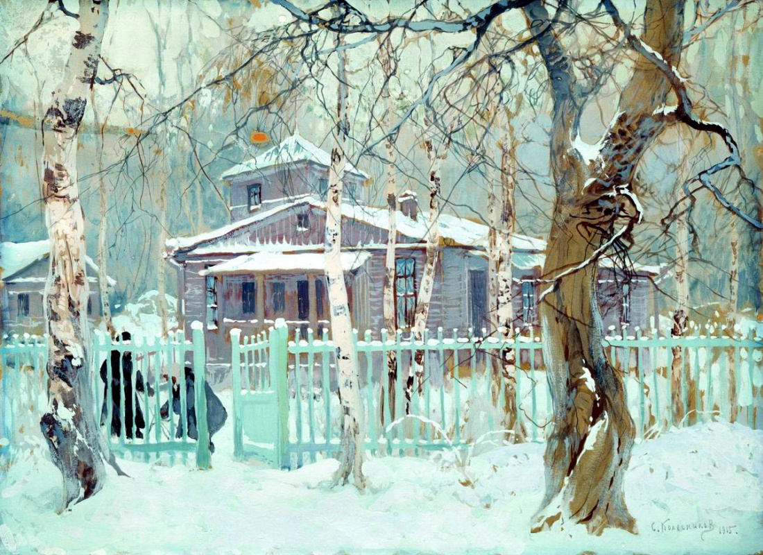 Stepan Fedorovich Kolesnikov (Odessa). Winter landscape