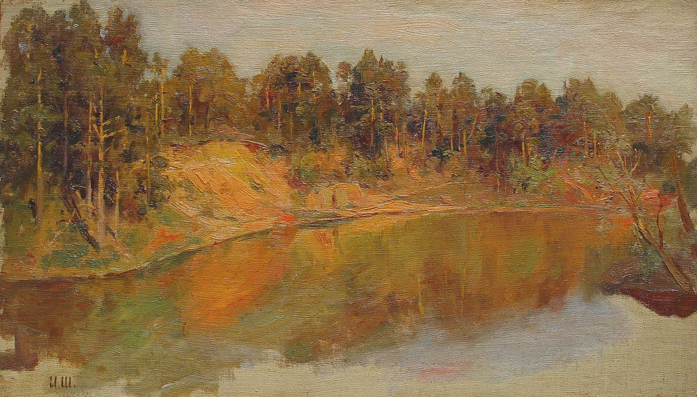 Ivan Shishkin. Forest lake