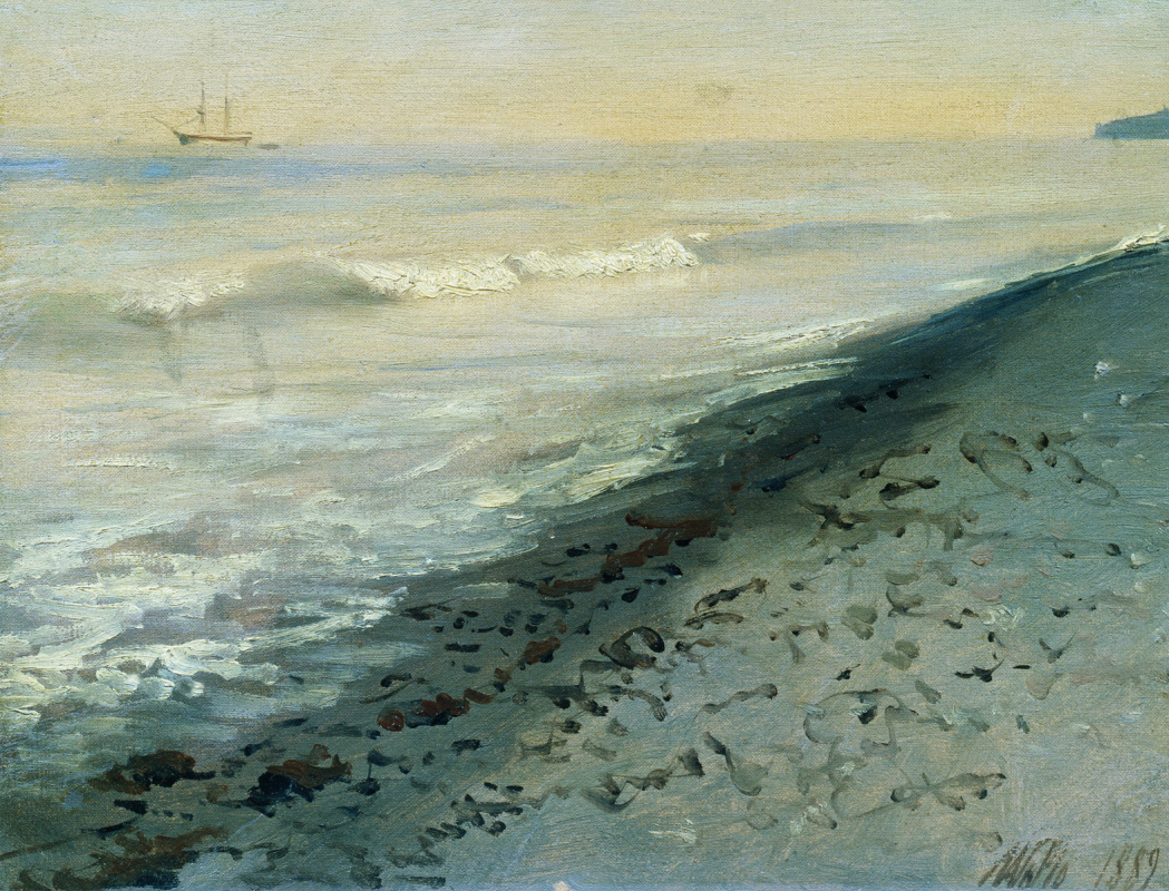 Lev Feliksovich Lagorio. Seashore near Alushta