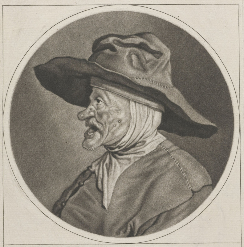 Cornelis Dyusart. 听证会(歌手大的帽子)