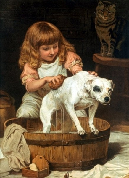 Charles Burton Barber. Auftrag des Bades